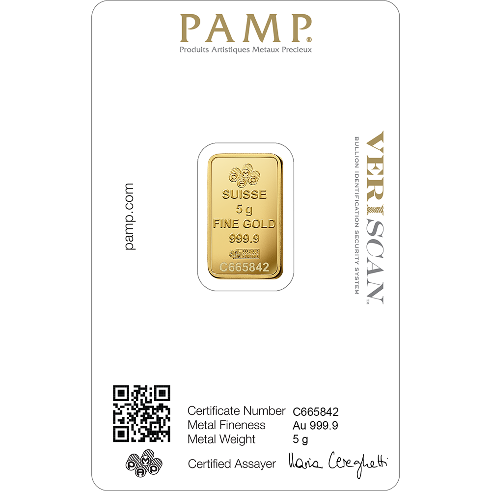 Lady Fortuna™ Gold Minted Bar - 5g - Image 2